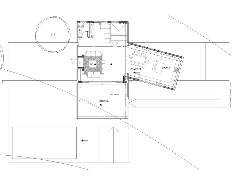 planta alta vivienda 2 vistas