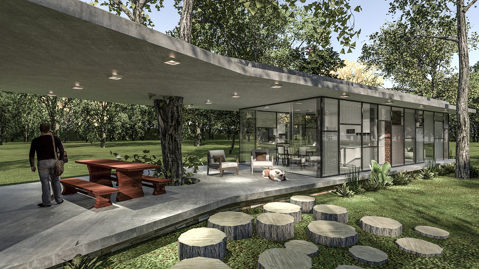 Casa en el Bosquecito Estudio de