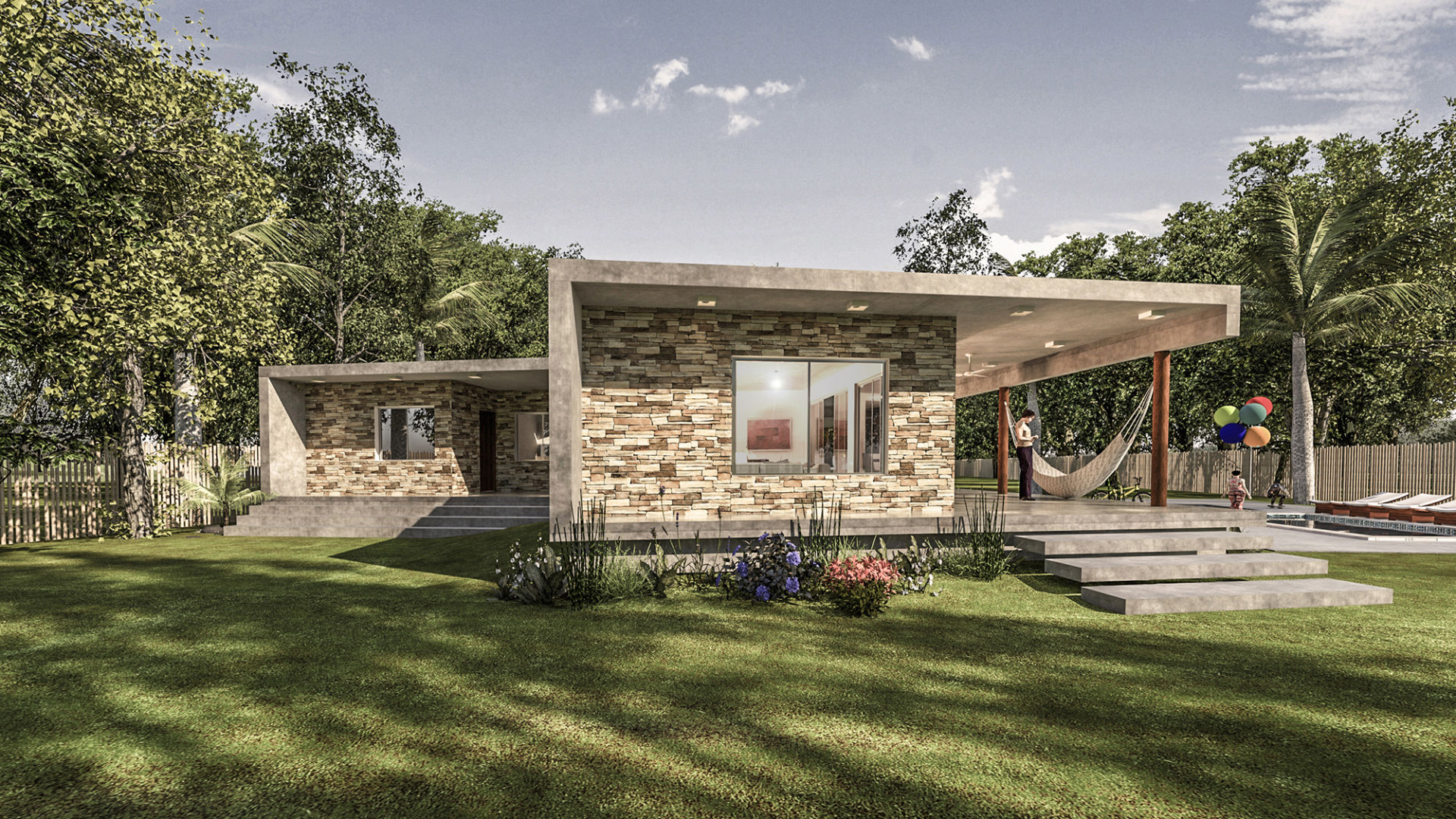 Reforma de Casa Quinta en Itauguá. | BIOCONS.com.py | Estudio de